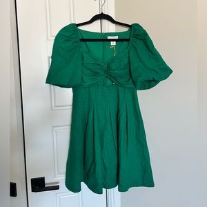 House of Harlow Puff Sleeve Dress